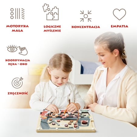 Zabawka edukacyjna Naucz się segregować śmieci – układanka magnetyczna 36 mies.+ Top Bright