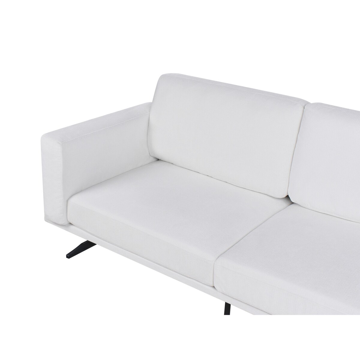 Sofa 3-osobowa biała IDRE