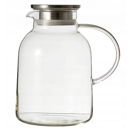 Szklany Borosilikatowy Dzbanek 2 l Black John Żaroodporny do Napojów Herbaty