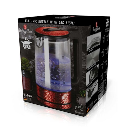 Czajnik elektryczny 1.7L BERLINGER HAUS Burgundy