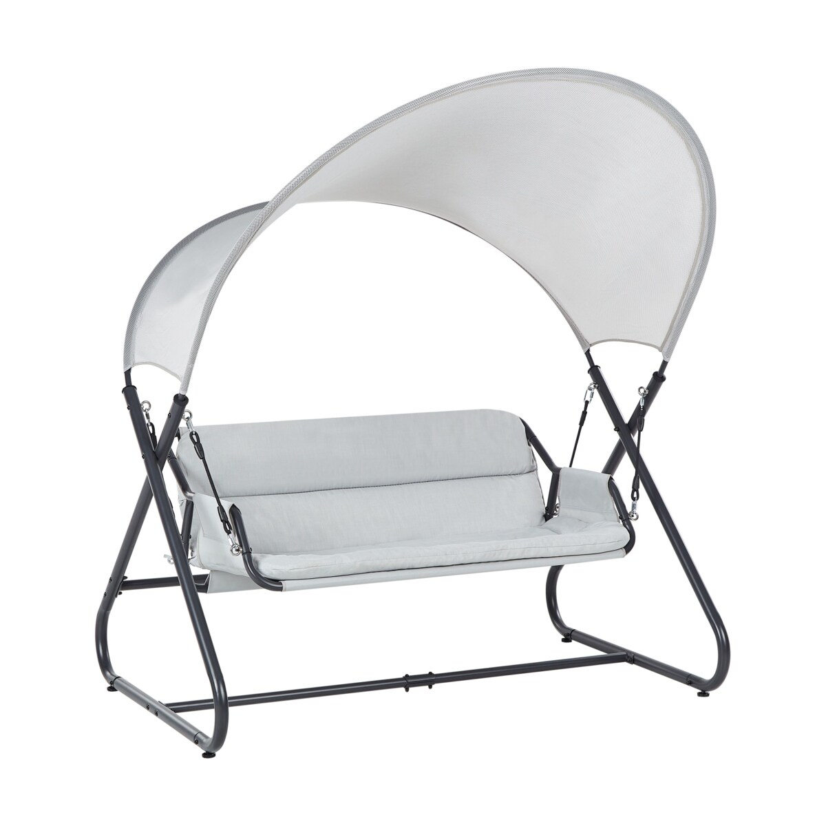 Huśtawka ogrodowa SOLAGNA Metal Jasnoszary