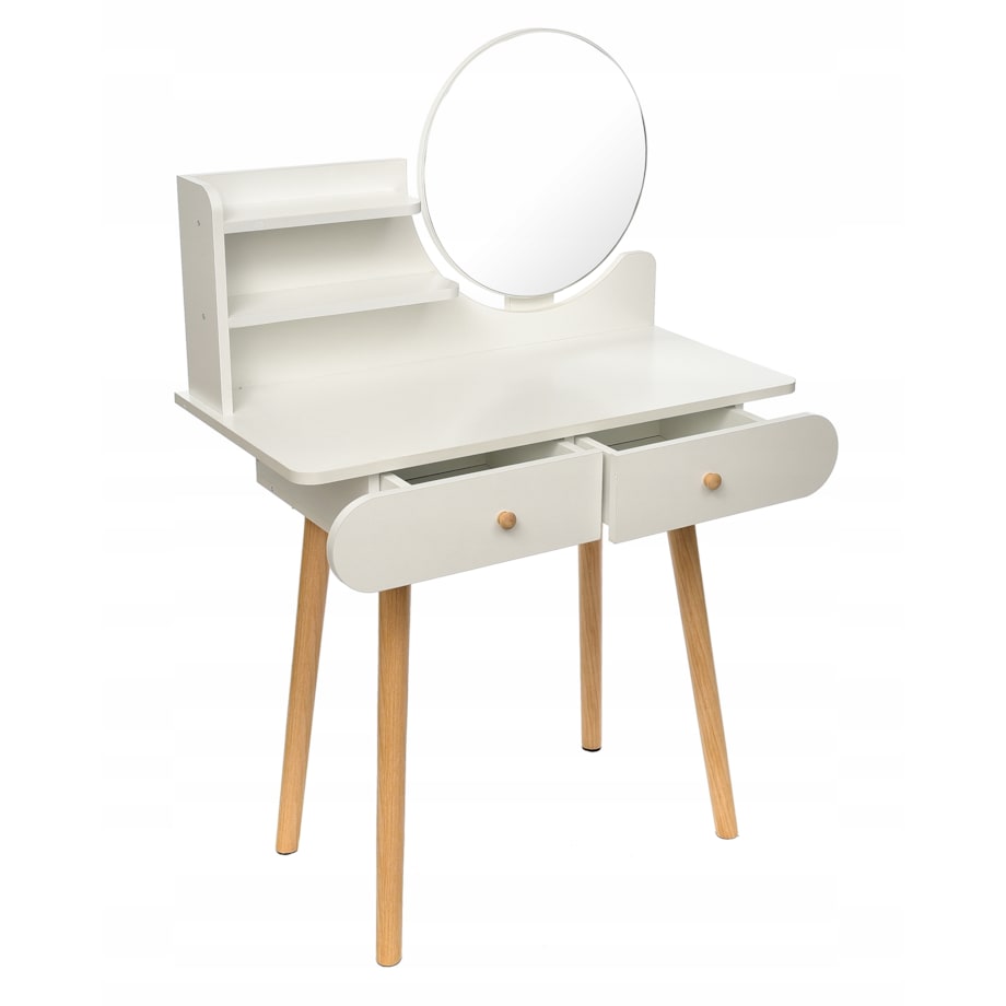 Toaletka z lustrem SCANDI kosmetyczna skandynawska