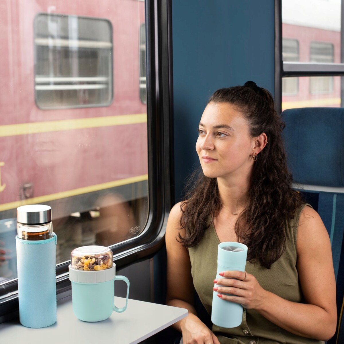 XAVAX Pojemnik na żywność lunchbox 2 komory 500ml