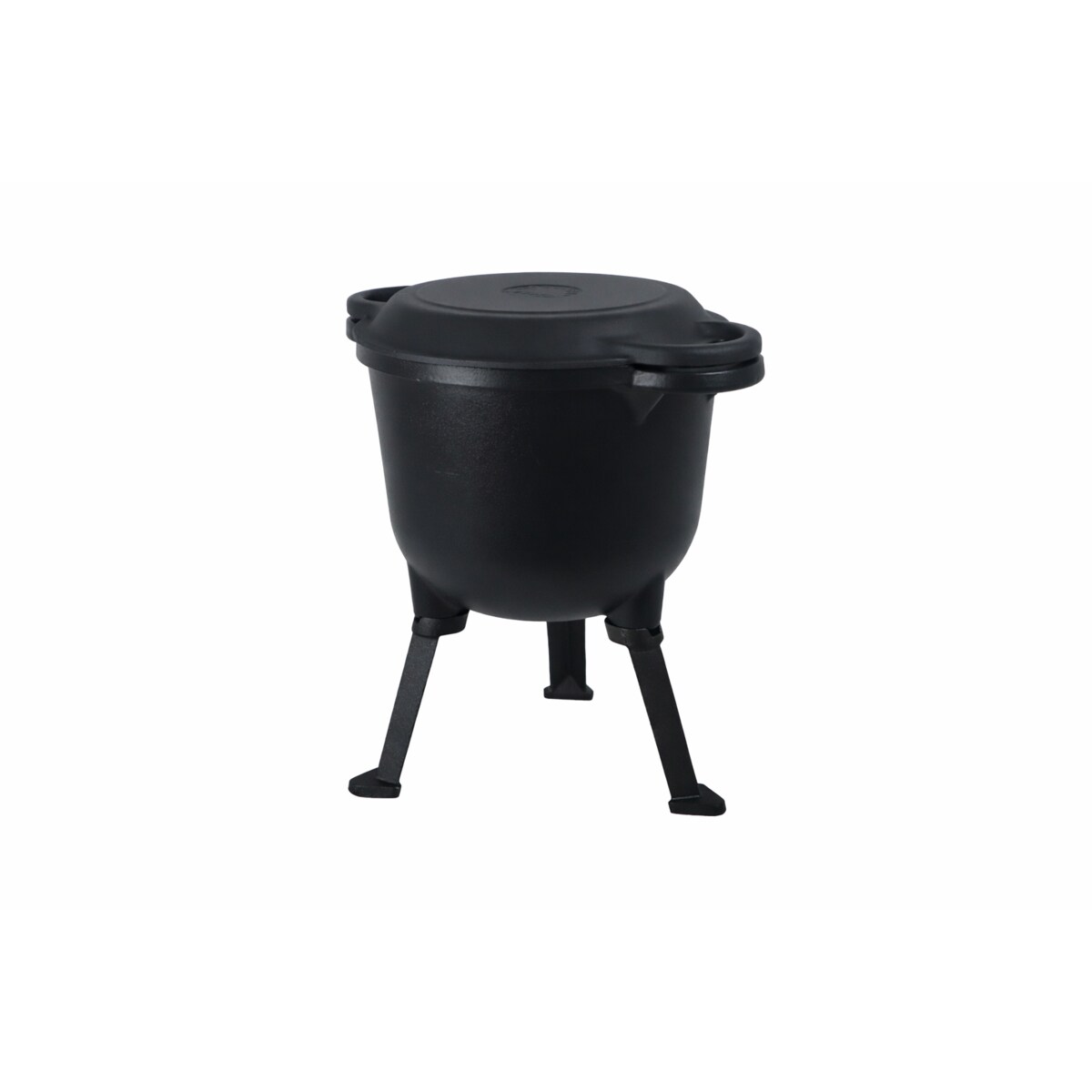 Kociołek żeliwny garnek na ognisko 2w1 emaliowany 8L grill ROSSNER