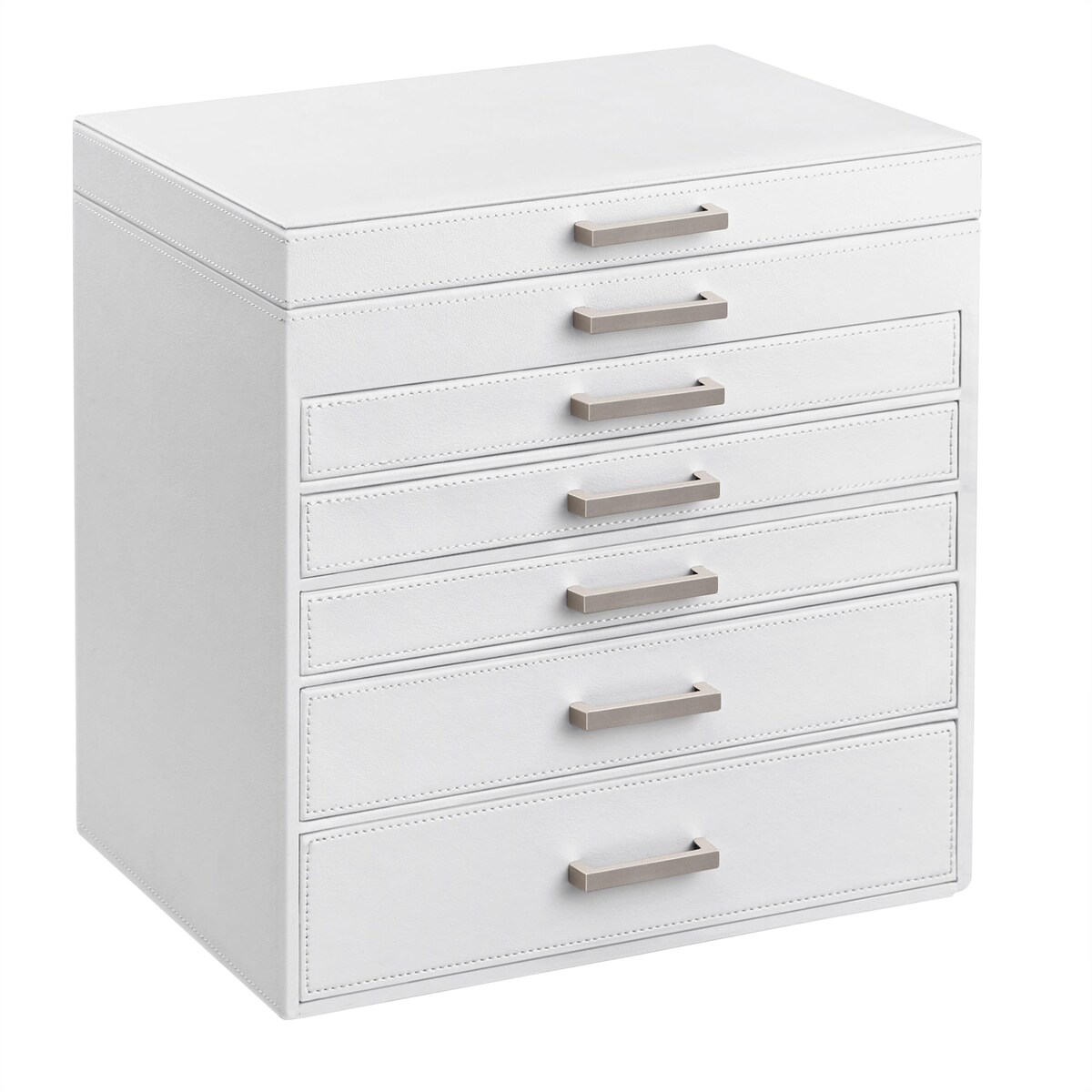 Kasetka Na Biżuterię 30,2X21X31,3 Cm Biały