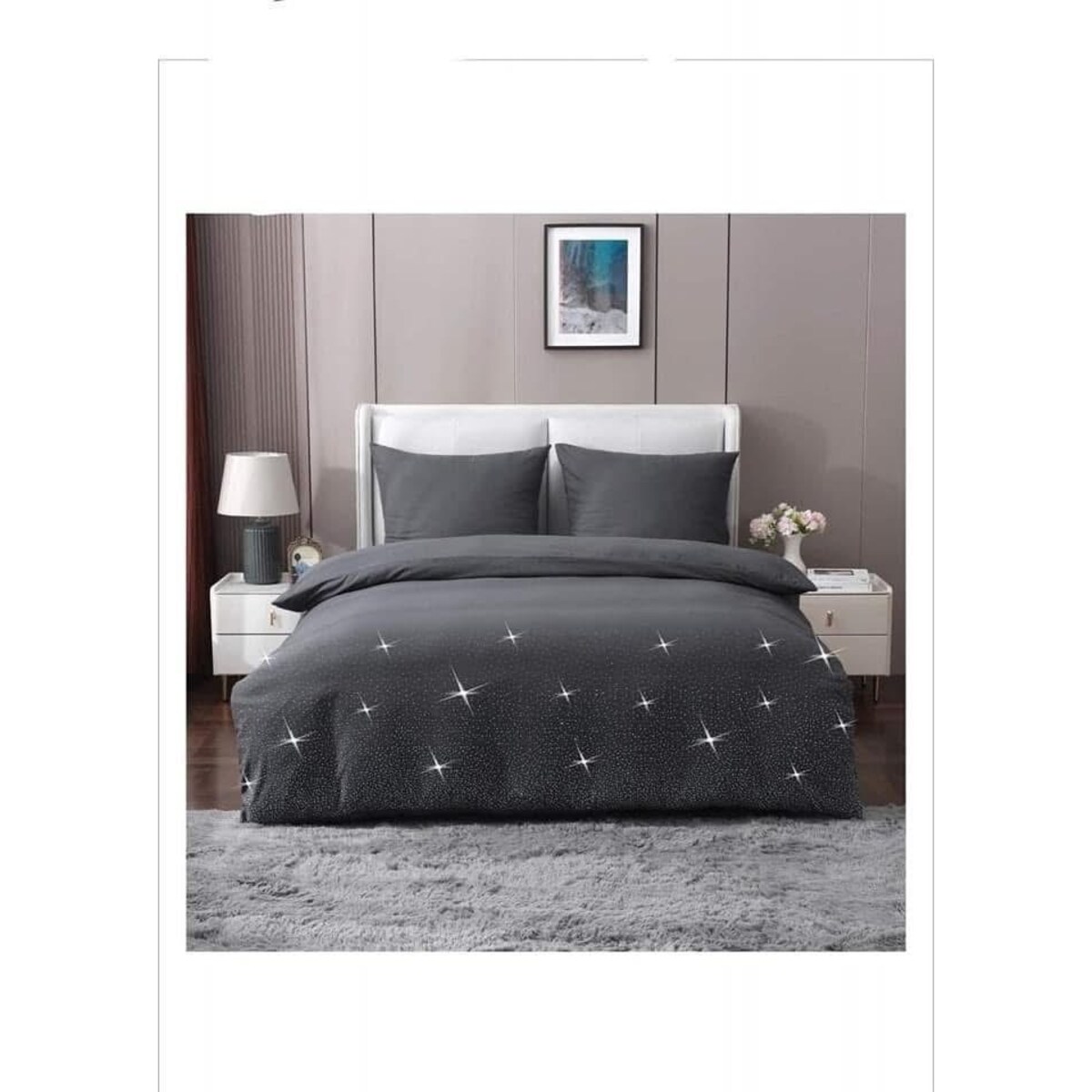 Pościel z kryształkami 200x220 cm