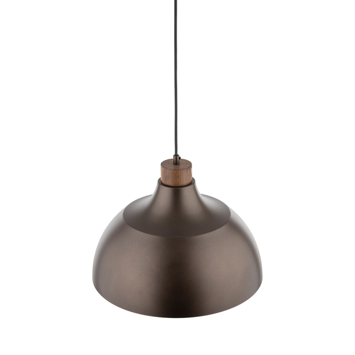 Lampa wisząca TK Lighting CAP BROWN 6926 brązowa E27 34 cm, regulowana wysokość do 170 cm