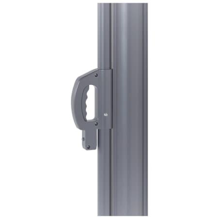 Markiza boczna zwijana 180 x 300 cm jasnoszara DORIO