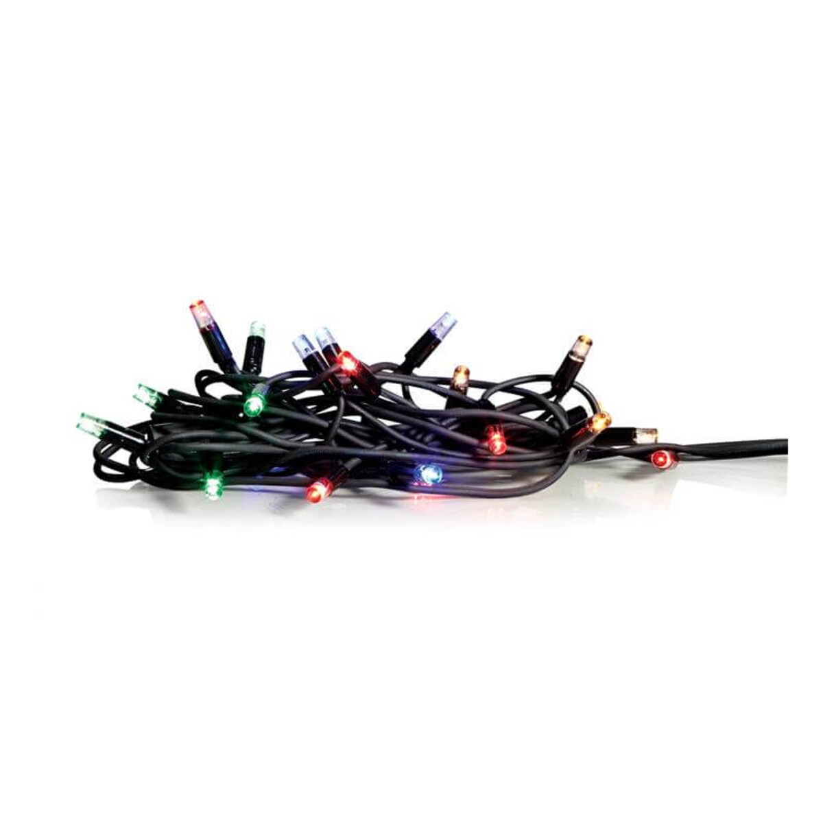Iluminacja świąteczna światełka 6,7m 50 LED 4,6W kolorowe