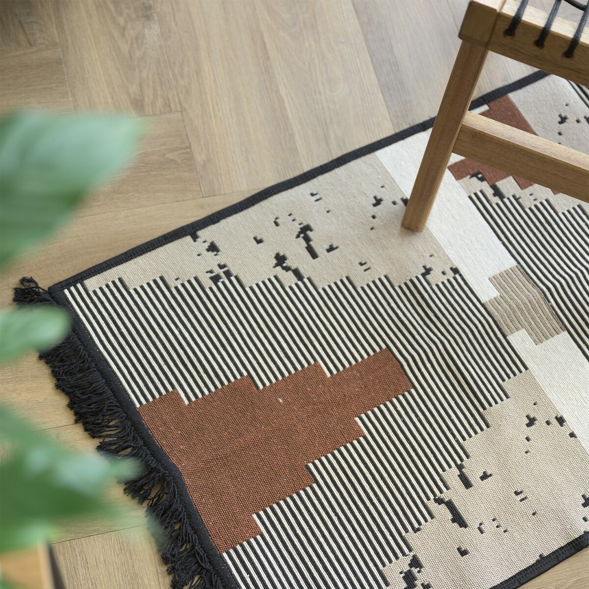 Dywan Kilim Nord 60x120 cm e-floor nowoczesny beżowy