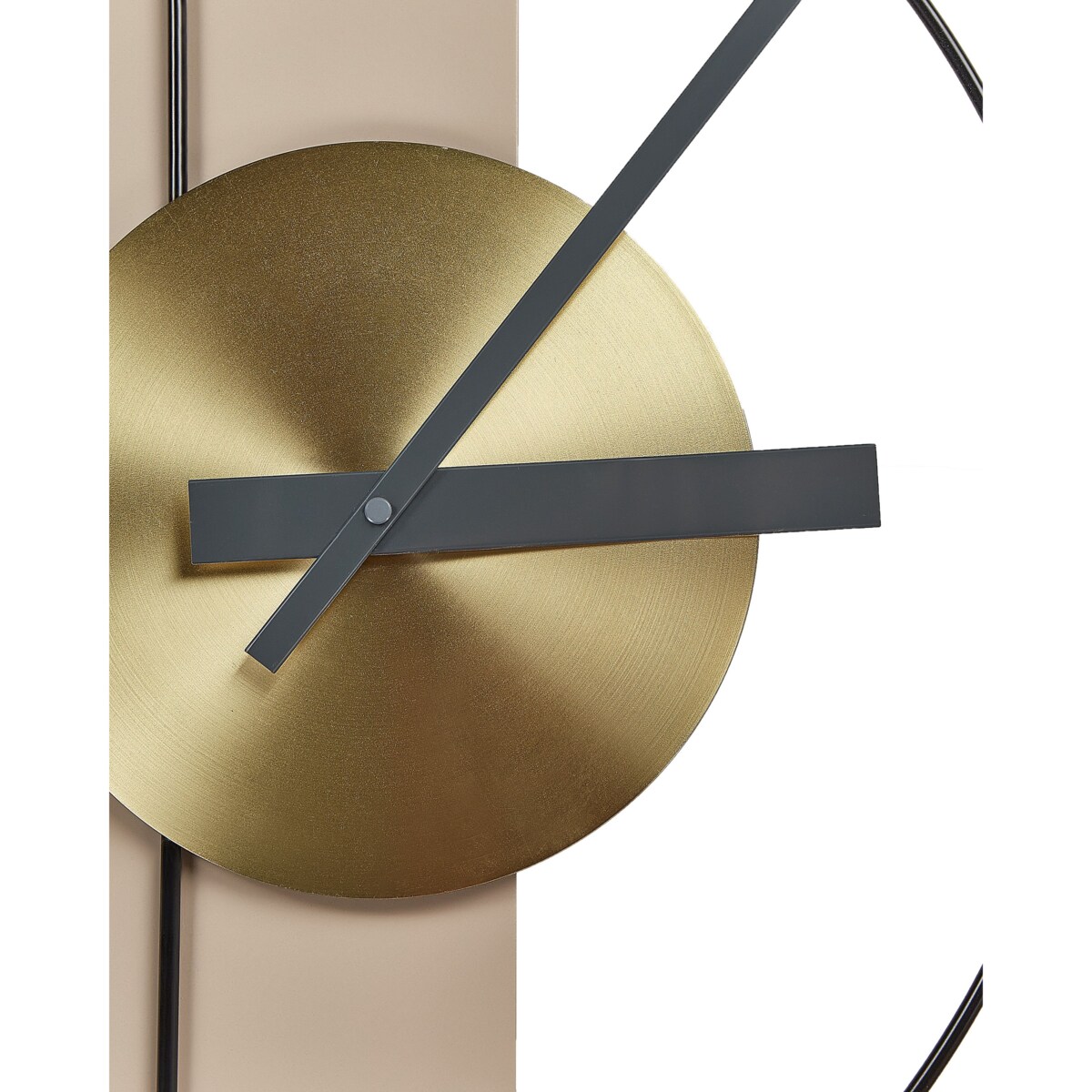 Zegar ścienny CEVINS Stal Beżowy