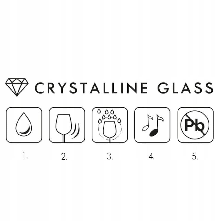 Kieliszki do Wódki Likieru Nalewek Shot Krosno Epicure Gema 20 ml na Nóżce