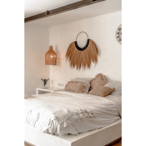 DEKORACJA ŚCIENNA TRAWA MORSKA NATURALNA