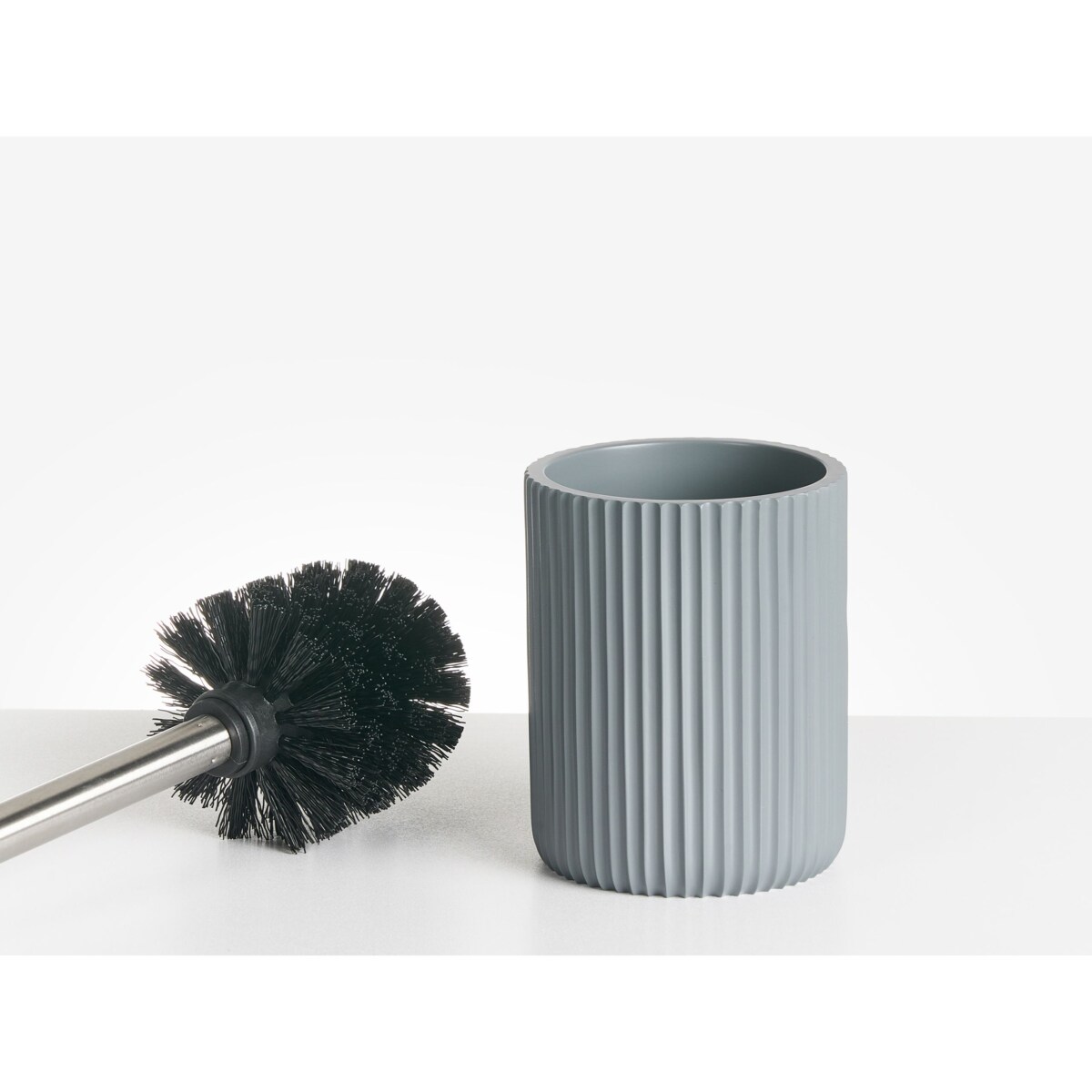 Zestaw akcesoriów łazienkowych 5 elementów CAMANA Jasnoszary