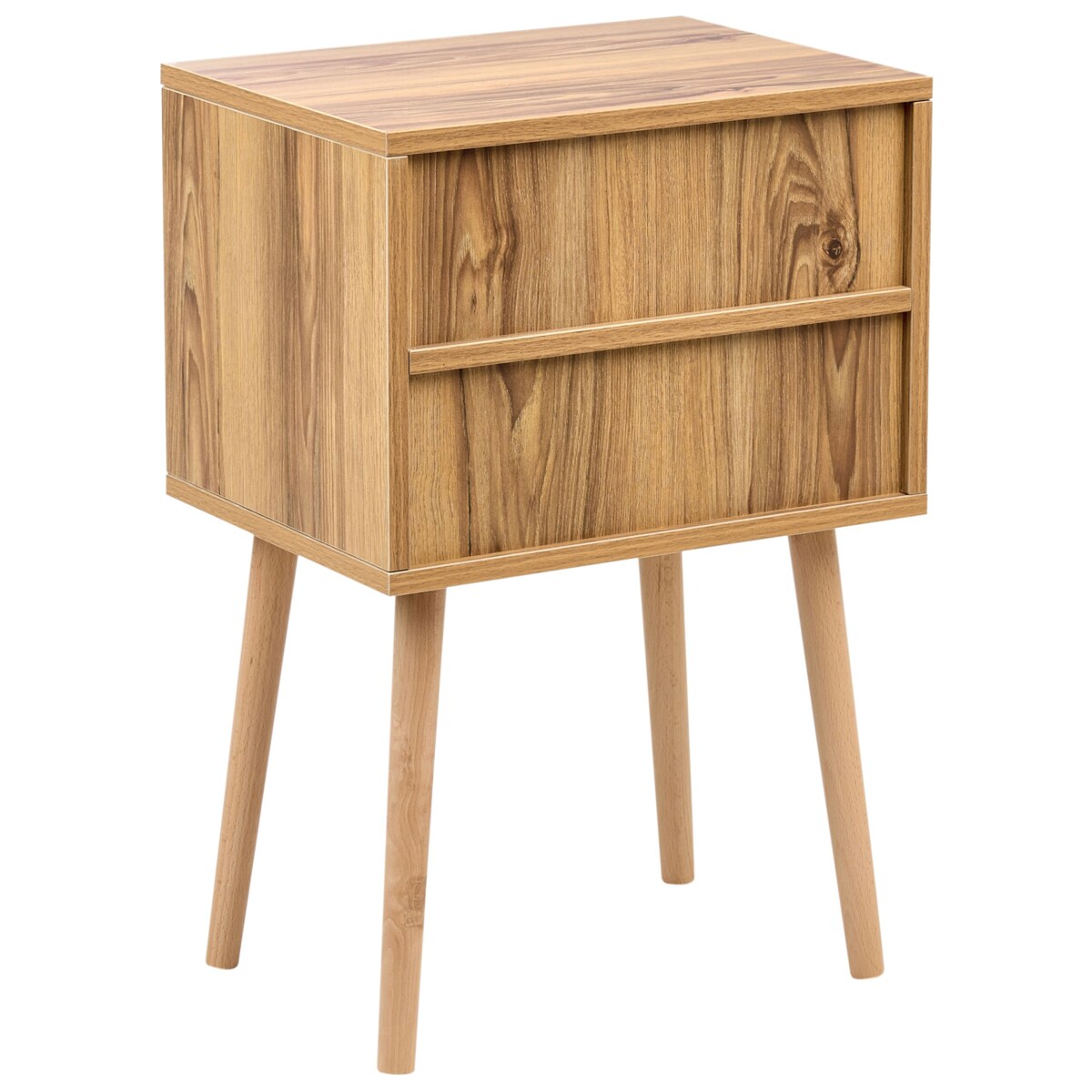 Szafka nocna BUTTE Drewno Jasnobrązowy
