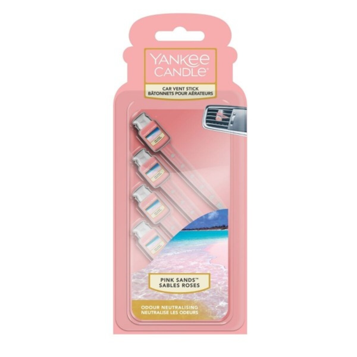 Yankee Candle vent stick PINK SANDS home&you