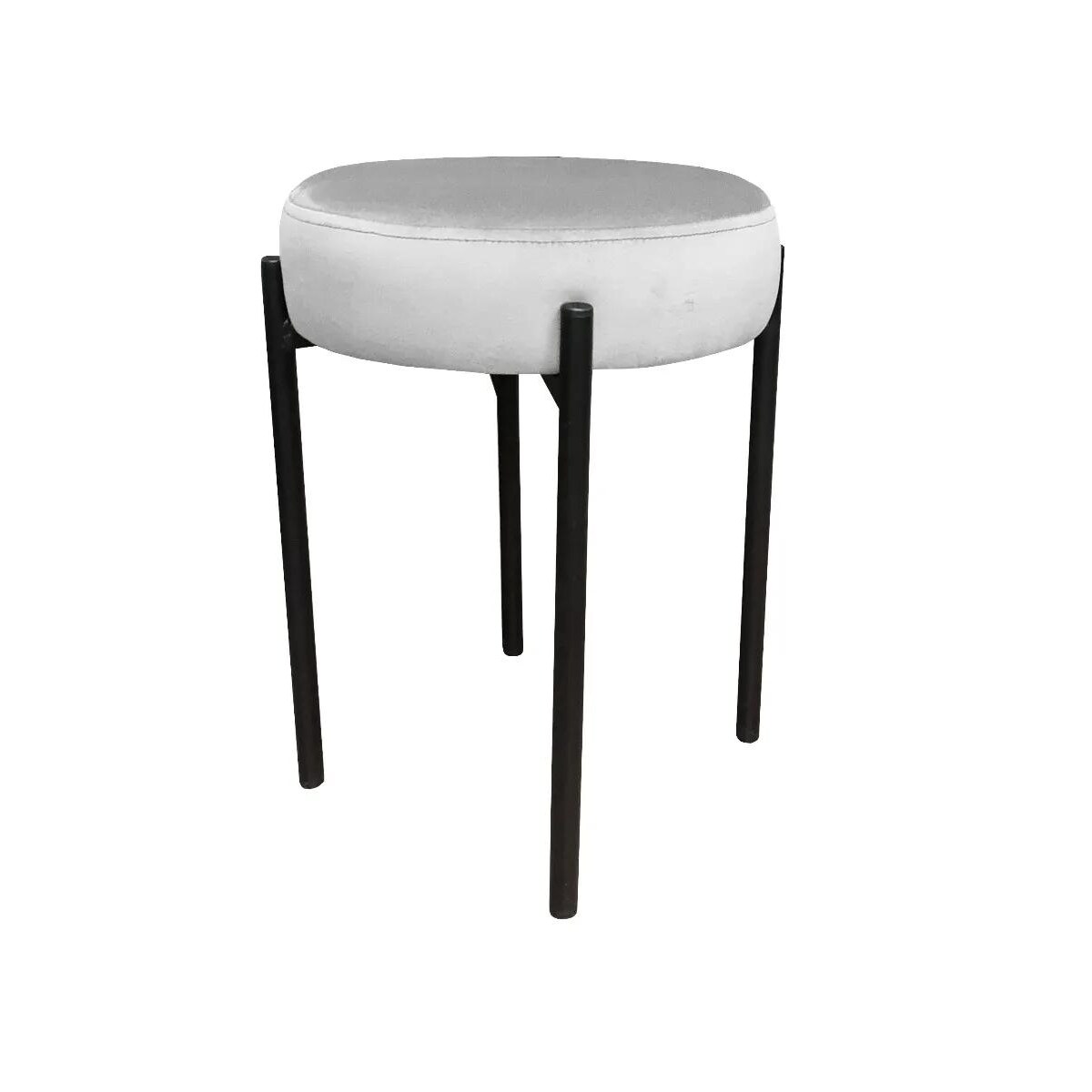 Taboret TORIN MG VELVET jasno szary