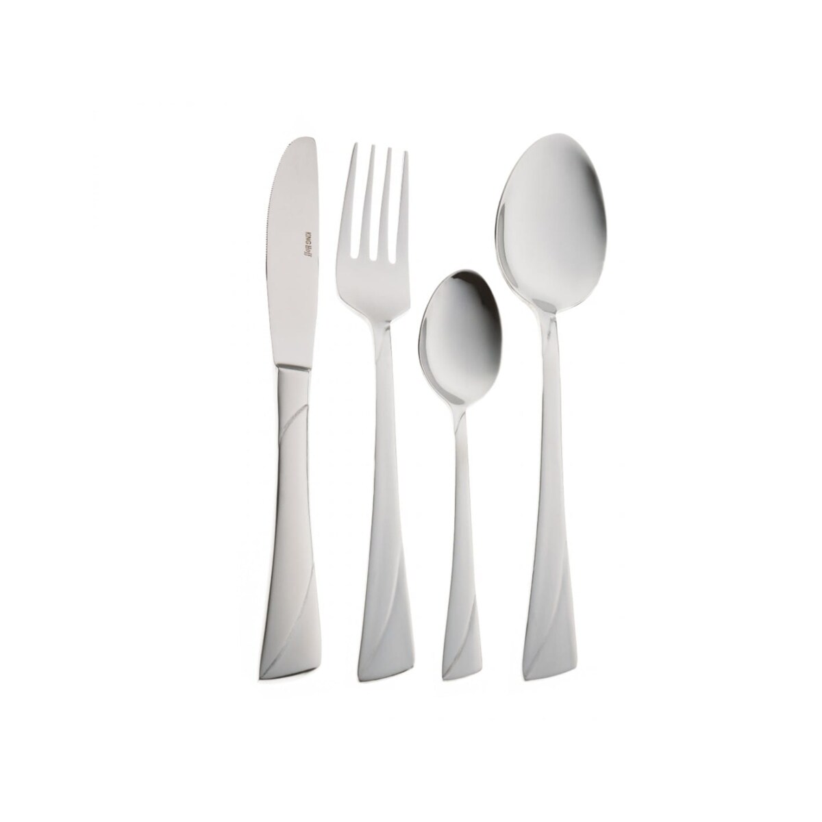 Sztućce 24 elementy dla 6 osób satynowe KINGHOFF