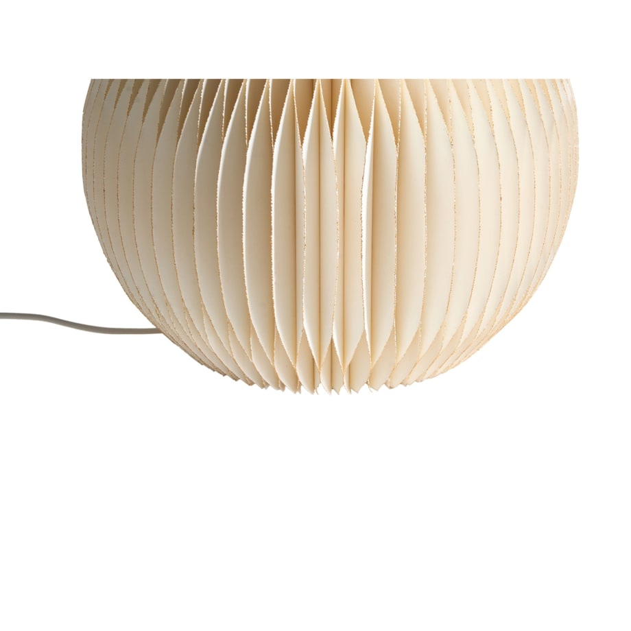 Dekoracja świąteczna Lampa stołowa BANGA Bałwan 51 cm Beżowy