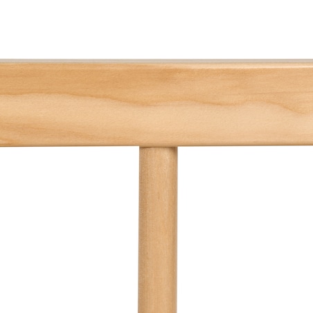 Łóżeczko dziecięce Drewno sosnowe BELENGER 60 x 120 cm Jasnobrązowy
