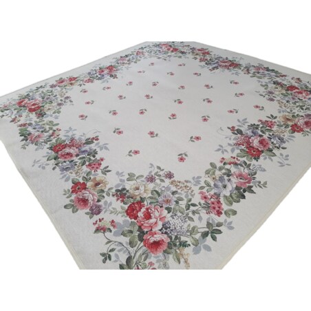 Obrus Na Stół 100X100 Cm Ozdobny Dekoracyjny Róże