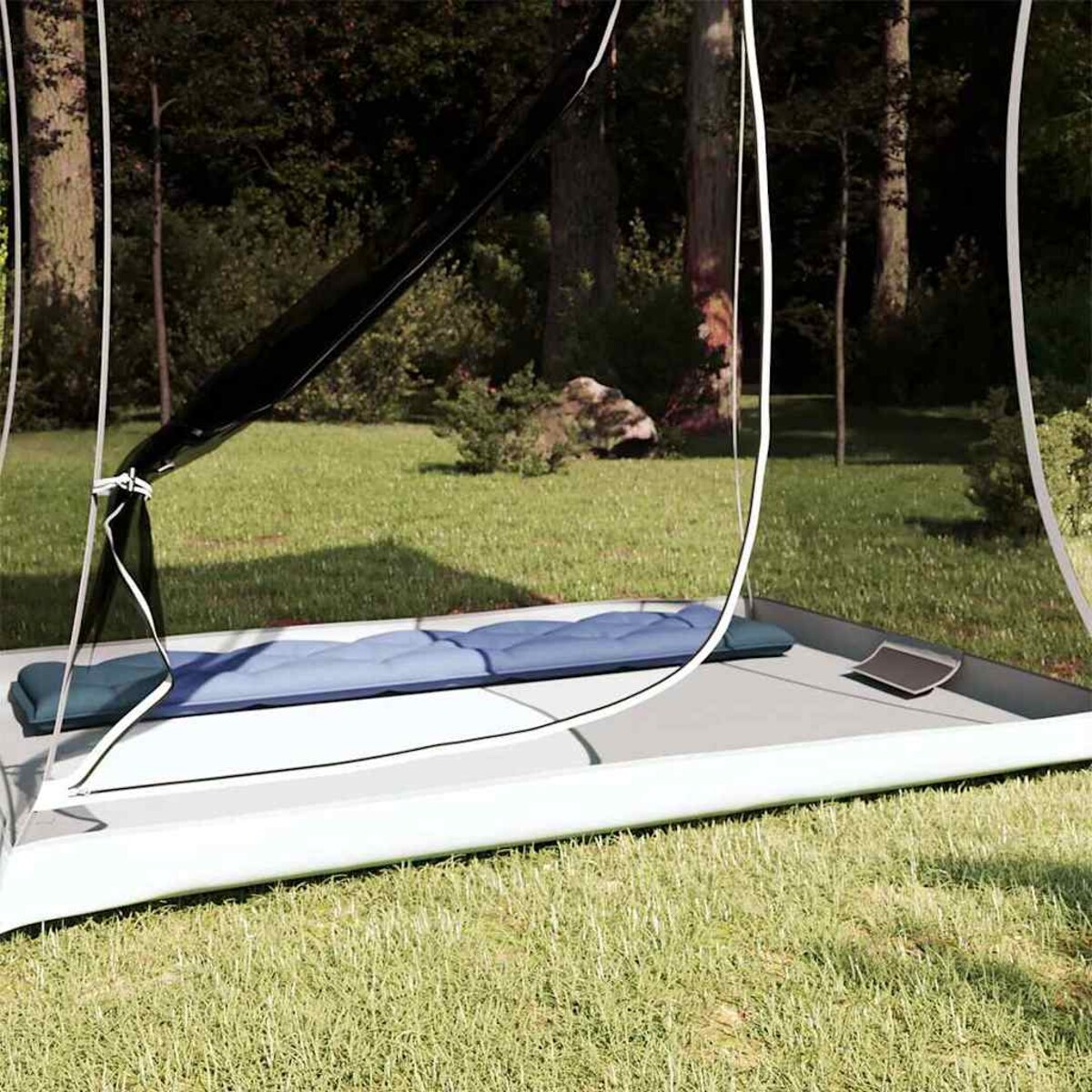 vidaXL Namiot wewnętrzny Czarny 208 x 140 x 175 cm Siatka