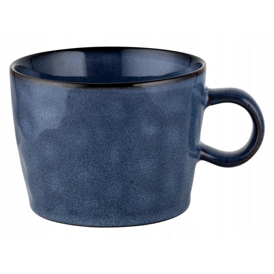 2x KUBEK ceramiczny kamionka NIEBIESKI 500 ml duży na napoje prezenty kawa