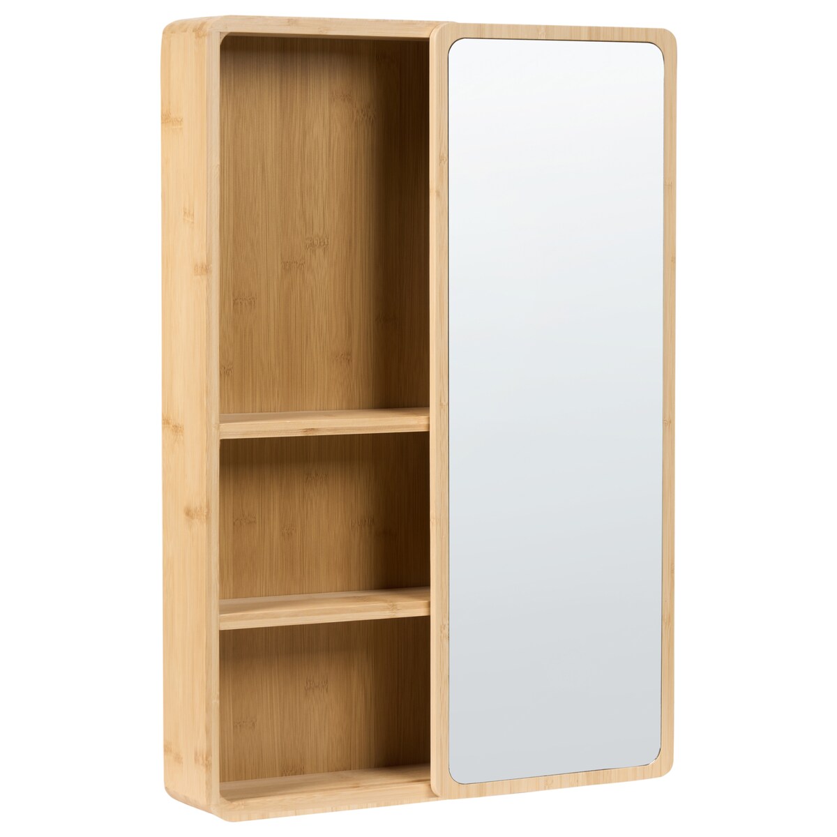 Szafka łazienkowa wisząca z lustrem GUATAVITA 41 cm 61 cm Jasnobrązowy