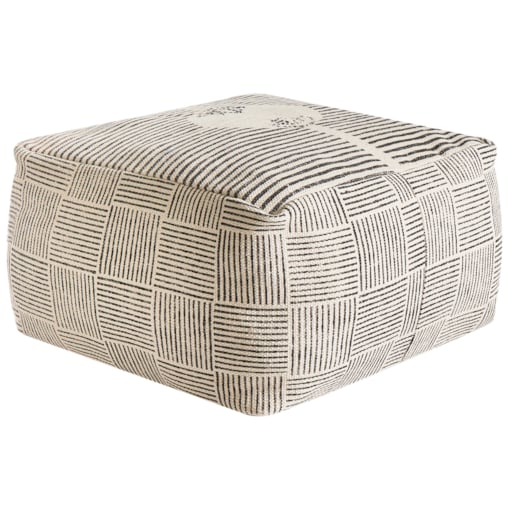 Puf LUTZ Bawełna Szary