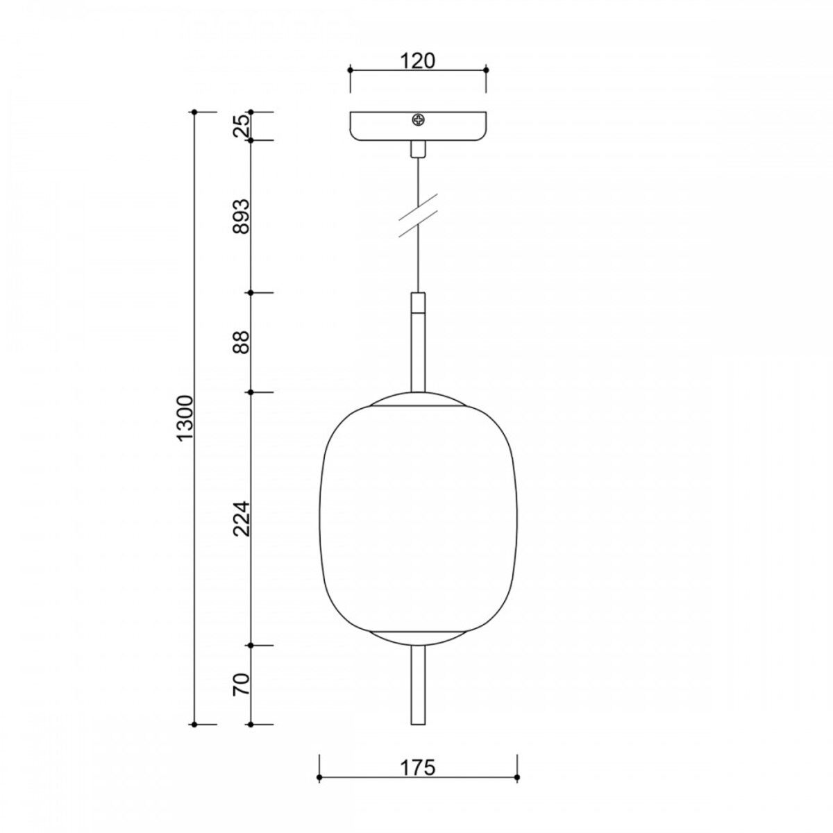 EPLI MINI sufitowa lampa wisząca