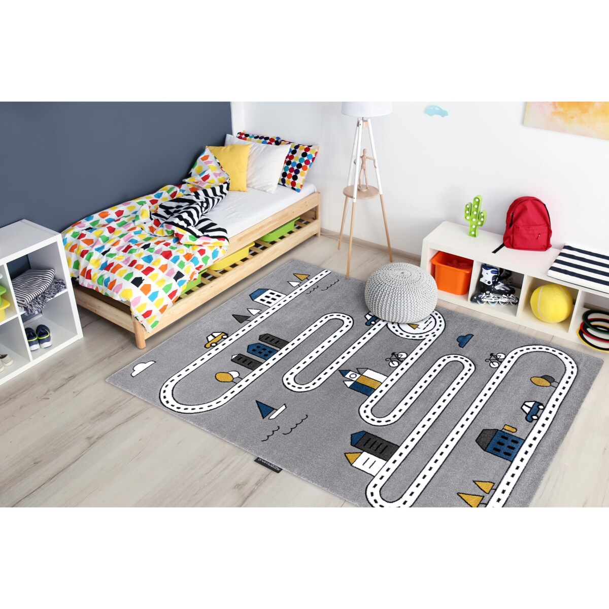 Dywan PETIT STREET ULICE szary 180x270 cm