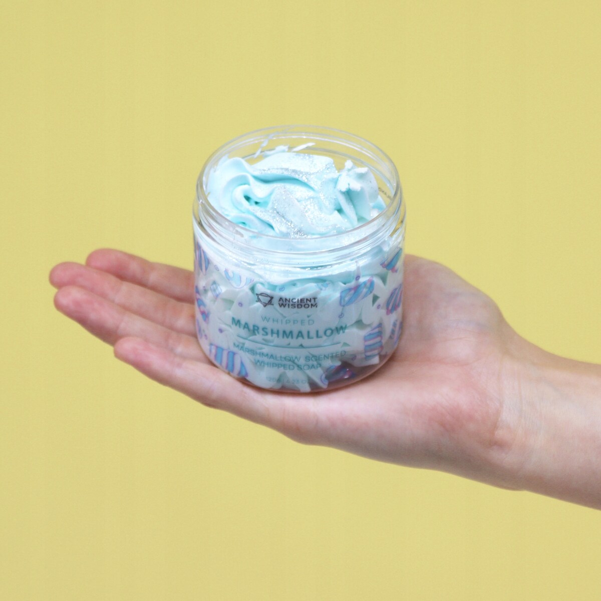 AWGIFTS Puszyste Kremowe Mydło 120g Marshmallow zapach do spa kąpieli gift