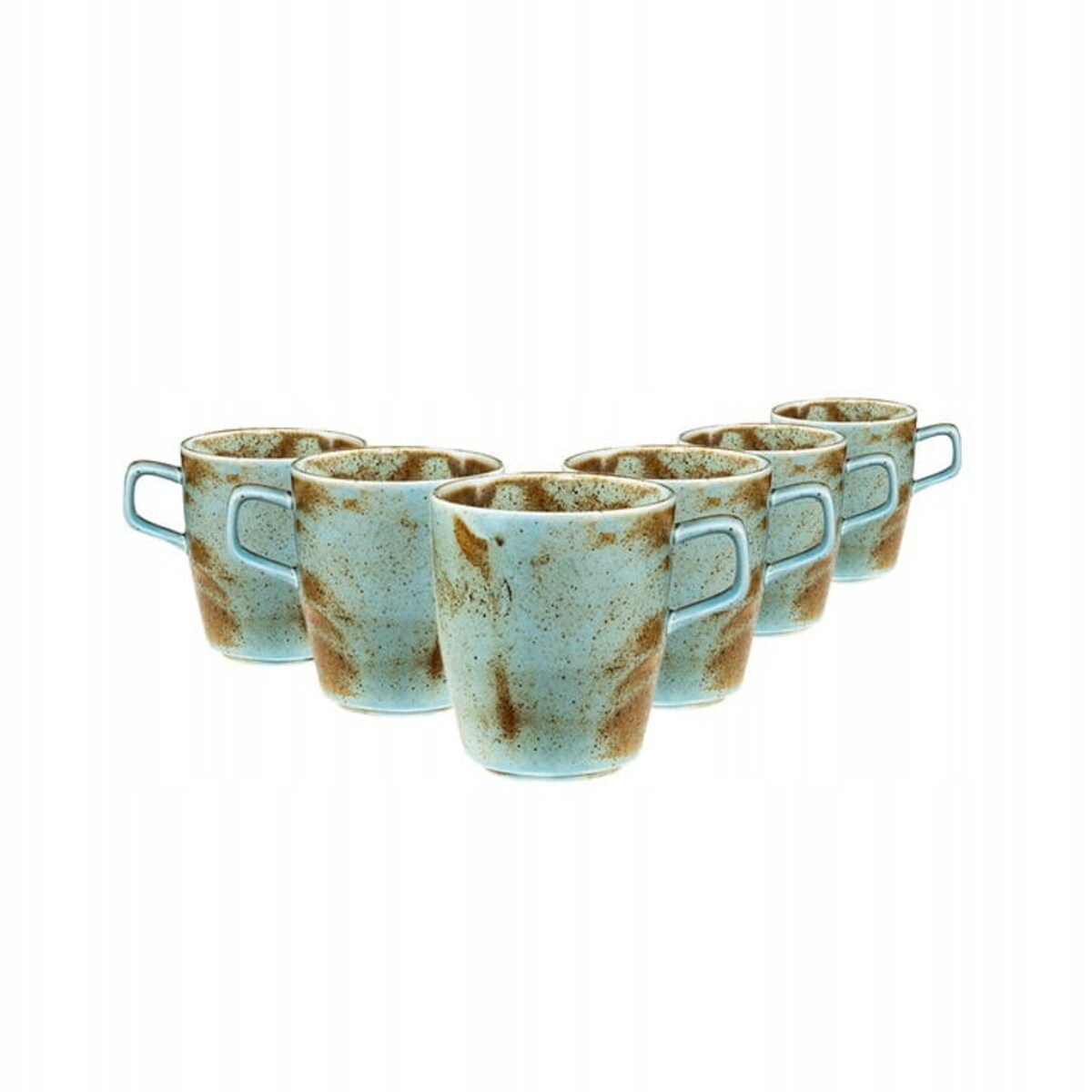 Zestaw Komplet BRASSI Filiżanki do kawy 250 ml / VERLO 6szt. Porcelana