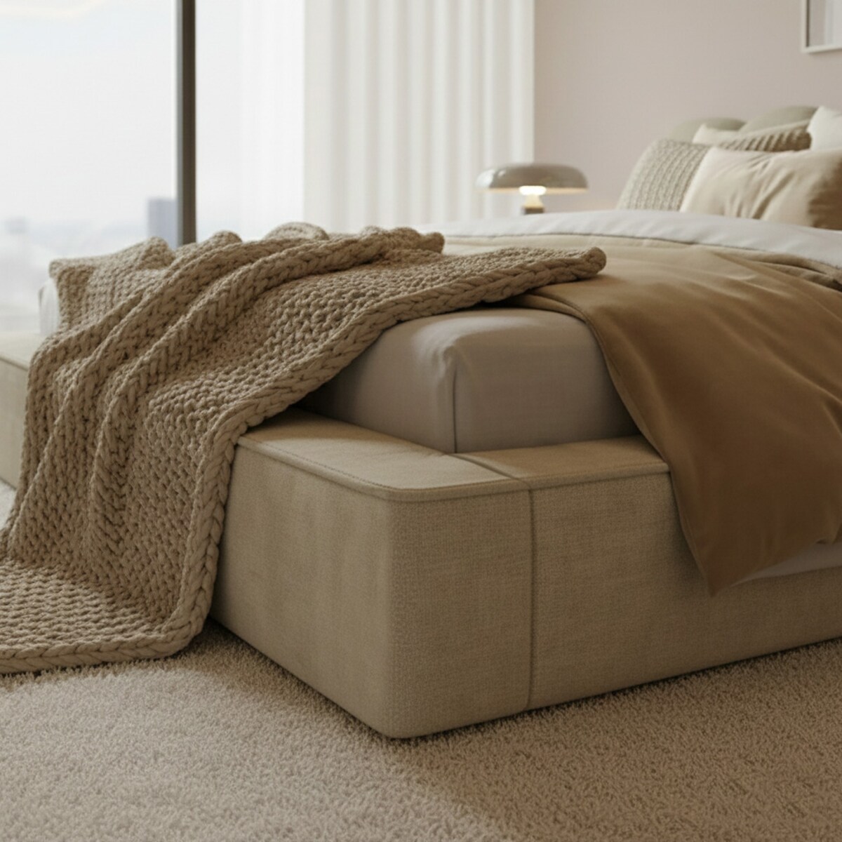 Łóżko Tapicerowane Veneto 140X200 Stelaż Pojemnik Na Pościel Loop 06