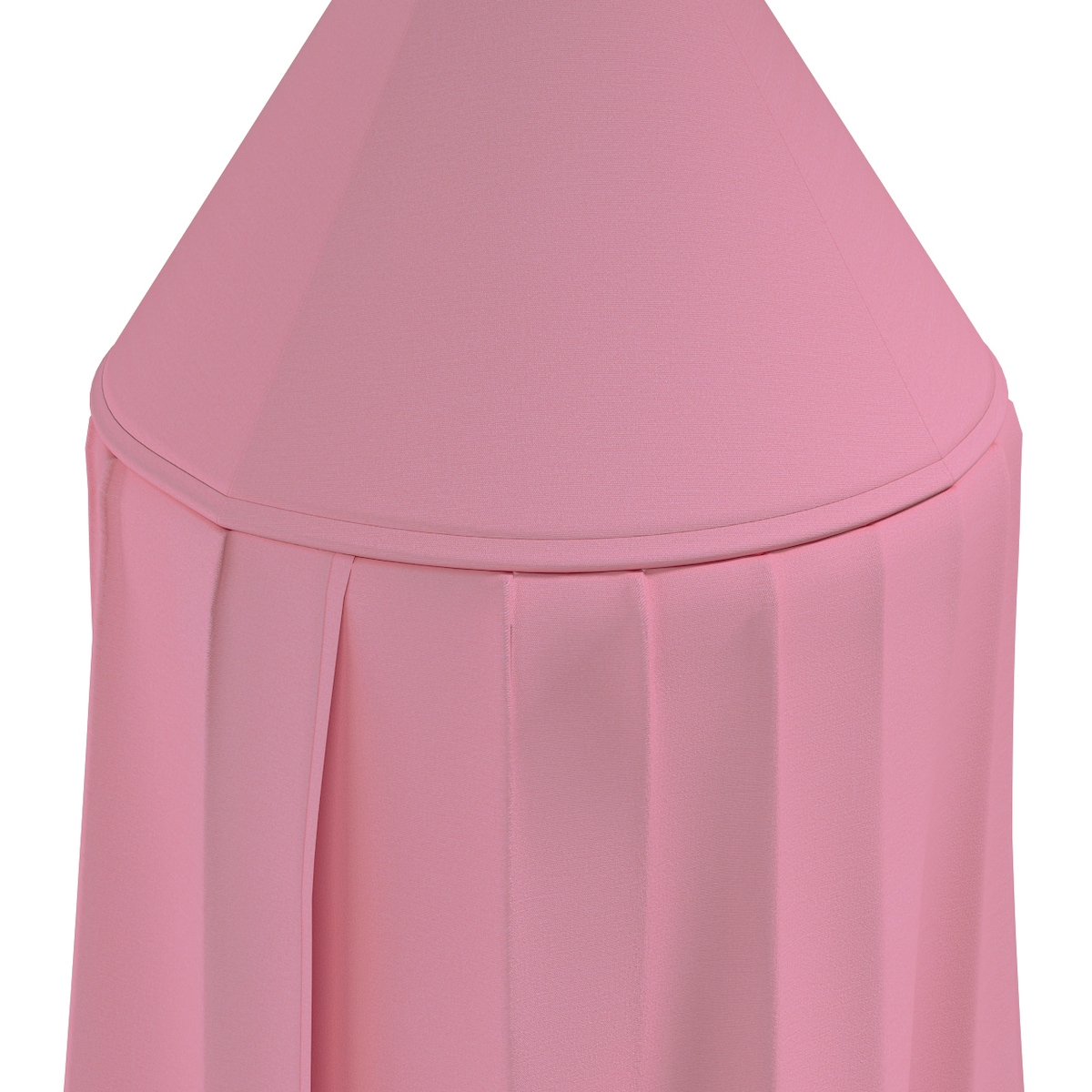 Baldachim do łóżeczka, brudny róż, fi 50cmx230cm, Happiness