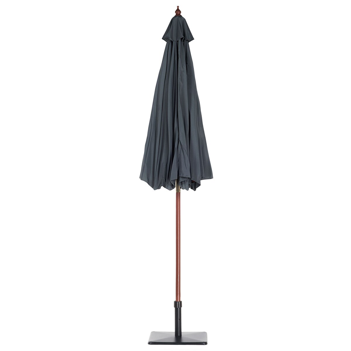 Parasol ogrodowy 270 cm TOSCANA Ciemnoszary