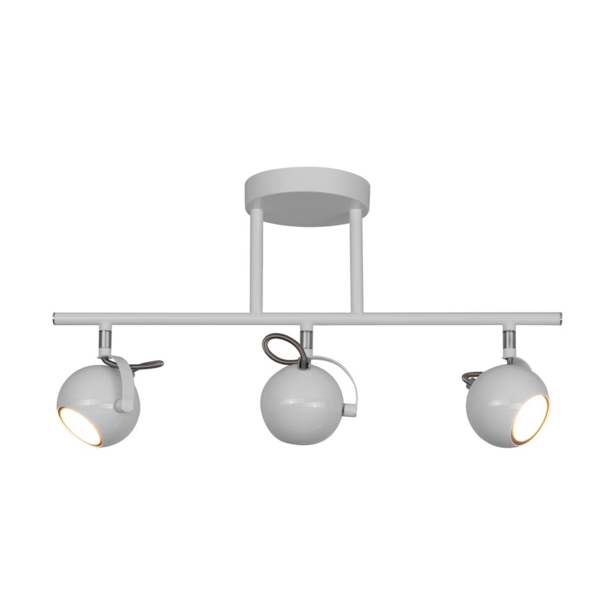Lampa Sufitowa BRITOP Lighting 3xGU10 50W Kompozycja Chromu i Bieli w Klasycznym Designie, 1 szt.