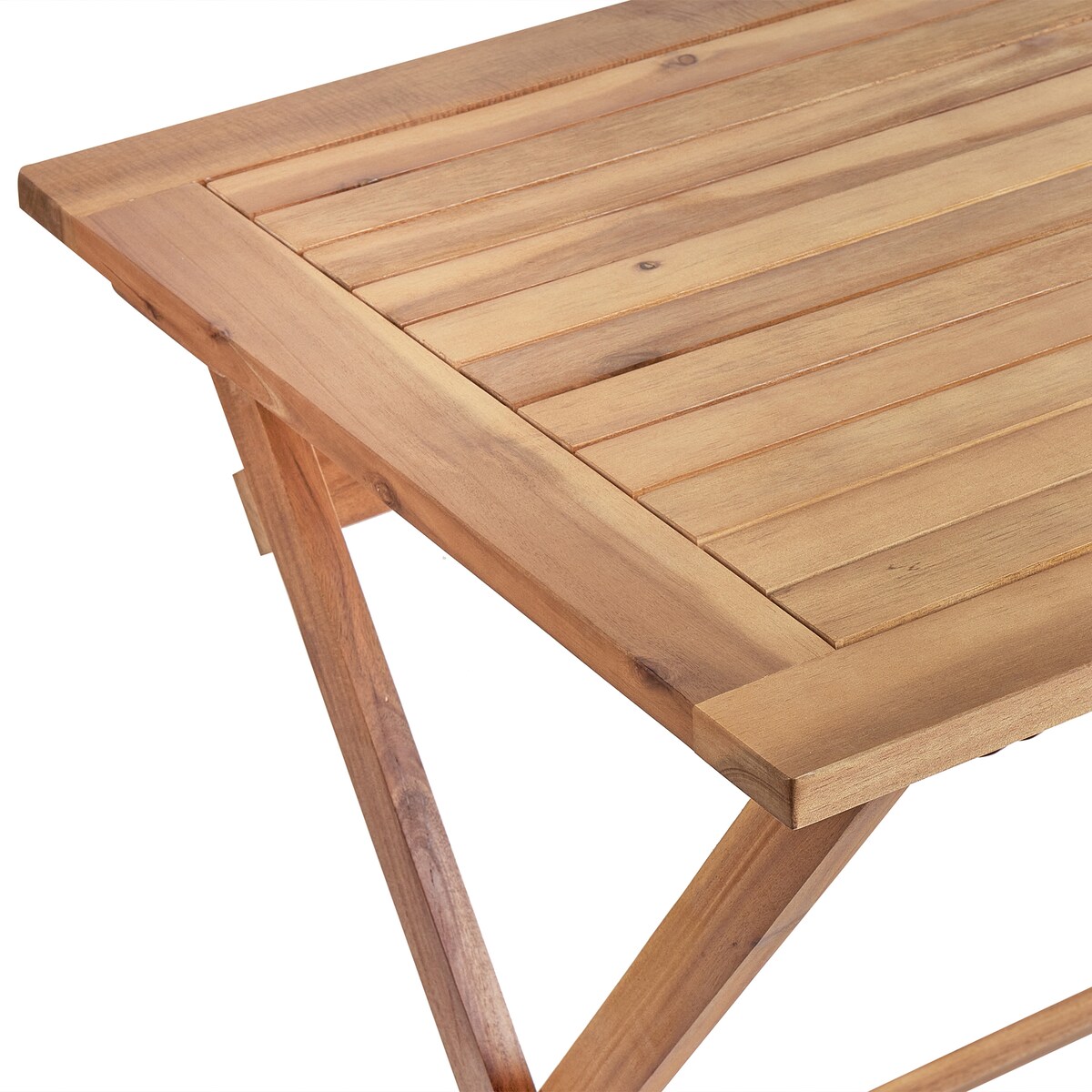 Stół ogrodowy PROSSEDI 120 cm 60 cm Drewno akacjowe Brązowy