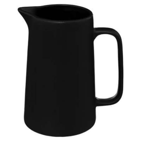 Dzbanek z kamionki, matowa czerń, 1 l