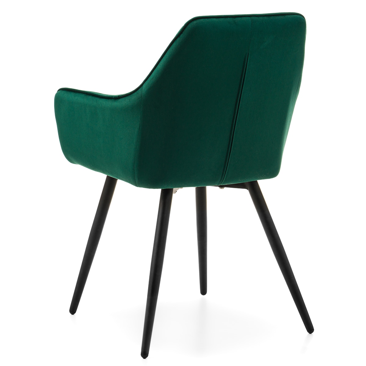 Krzesło tapicerowane welurowe do salonu jadalni VASTO zielone, NEWHOME