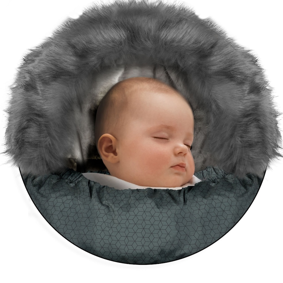 Śpiworek zimowy do wózka gondoli na sanki gruby Ricokids