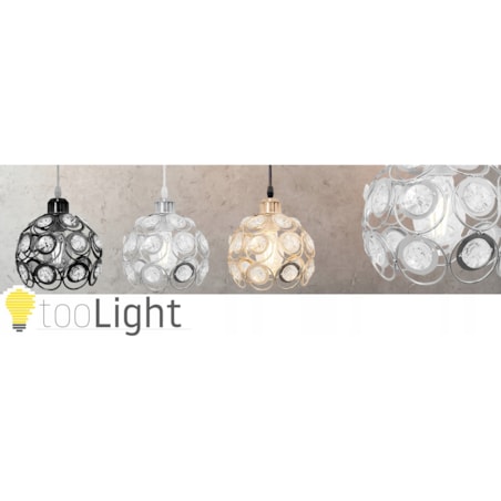 Elegancka Lampa Sufitowa Kryształowa Złota Gold