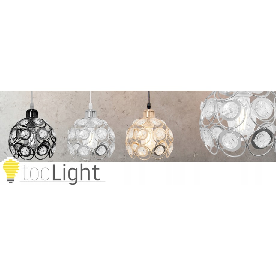 Elegancka Lampa Sufitowa Kryształowa Złota Gold