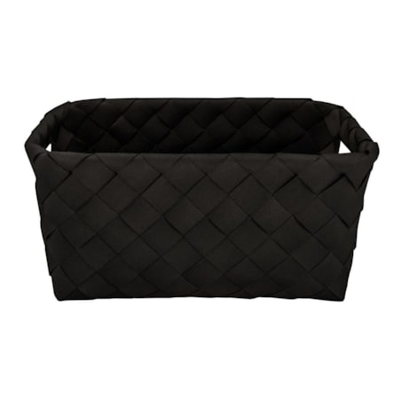 Kleine Wolke Aspera Koszyk/Pojemnik łazienkowy czarny M tworzywo sztuczne