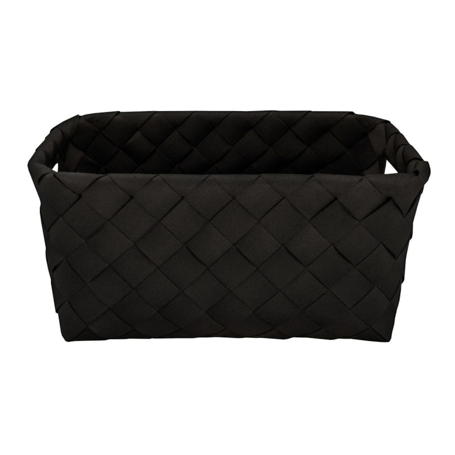 Kleine Wolke Aspera Koszyk/Pojemnik łazienkowy czarny M tworzywo sztuczne