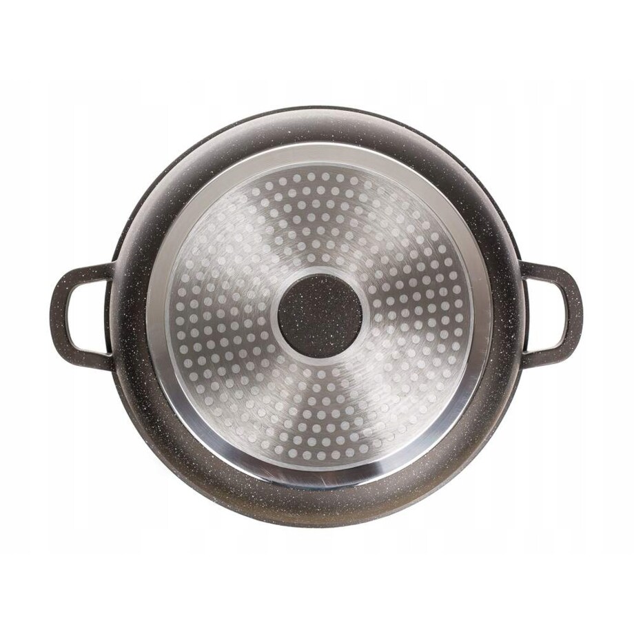 GARNEK GRANITE BROWN 6,7L z Pokrywą i dozownikiem