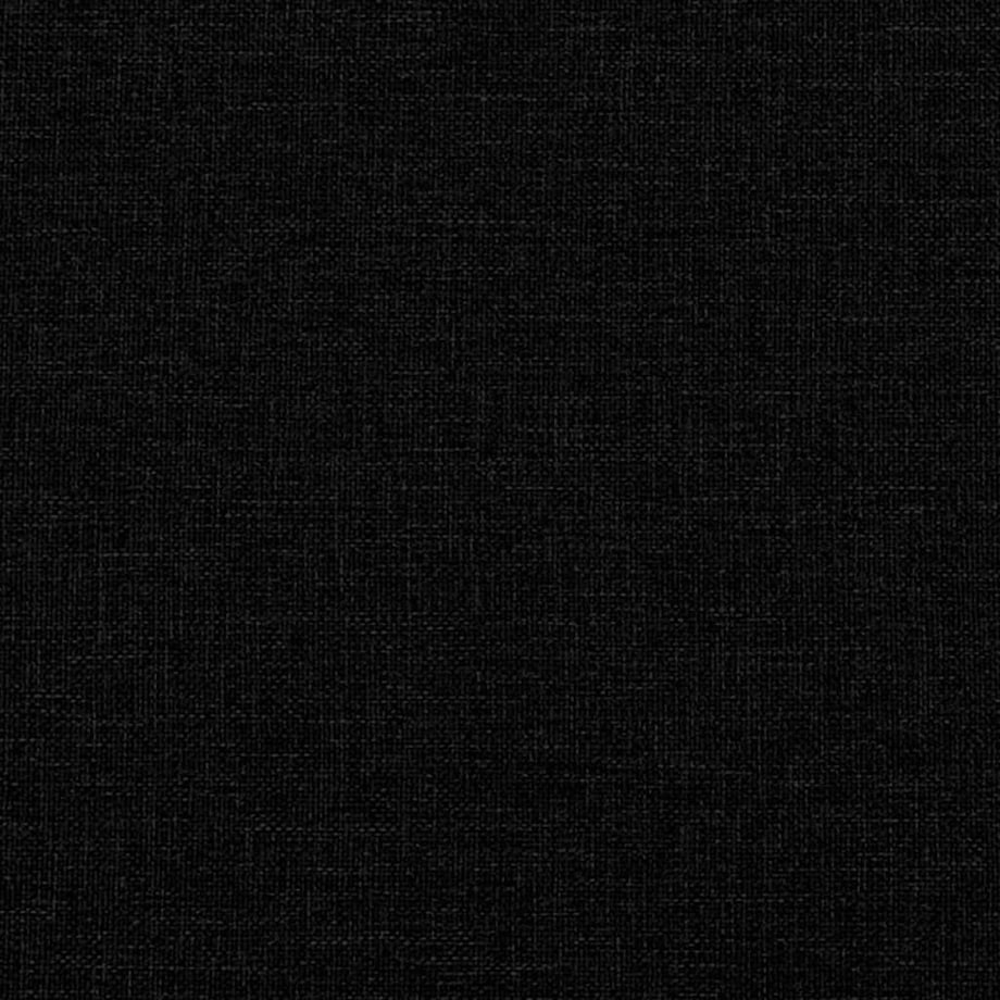 vidaXL Szezlong z poduszkami, czarny, tapicerowany tkaniną