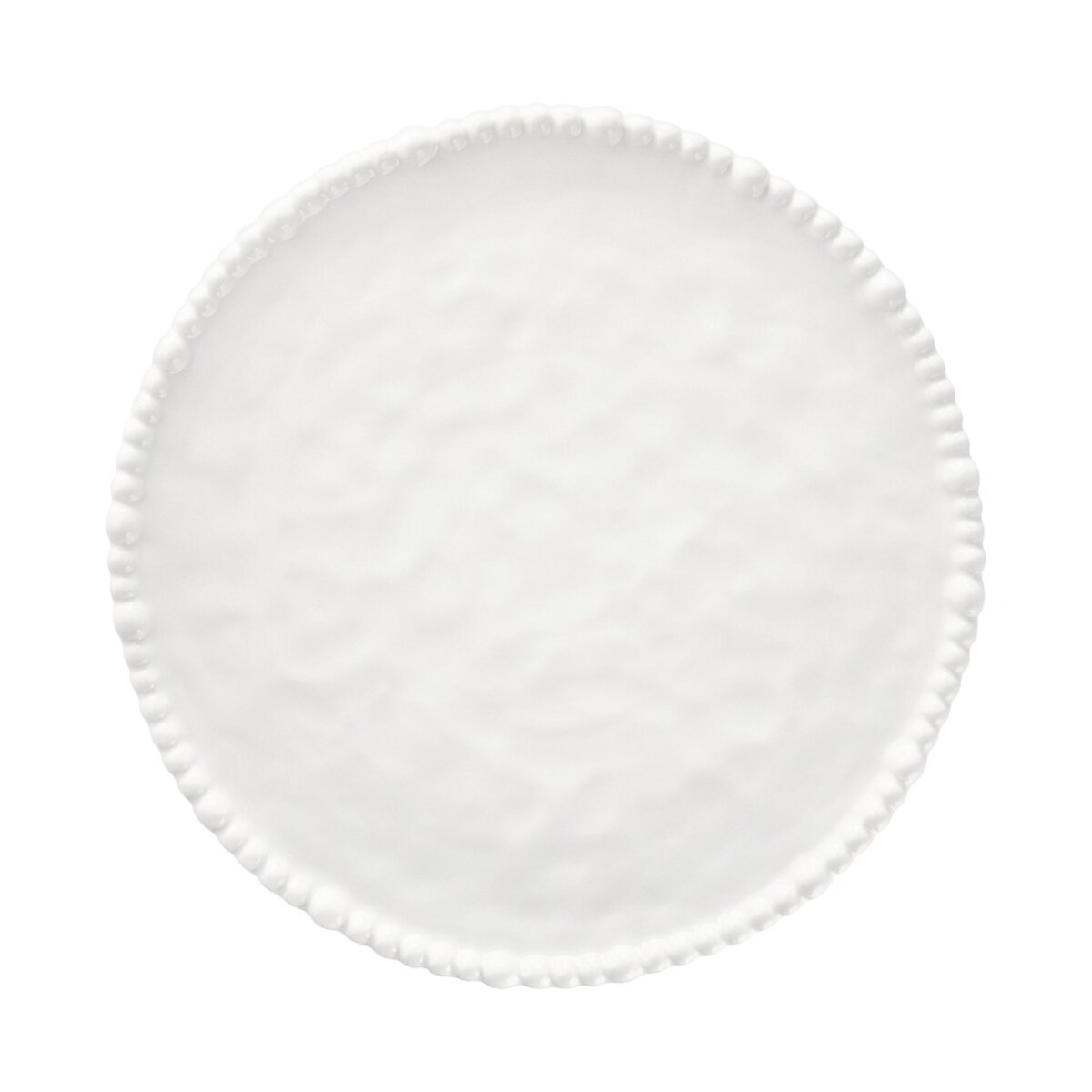 VILLA ITALIA Patera na ciasto porcelanowa 27 cm MESTIERE WHITE