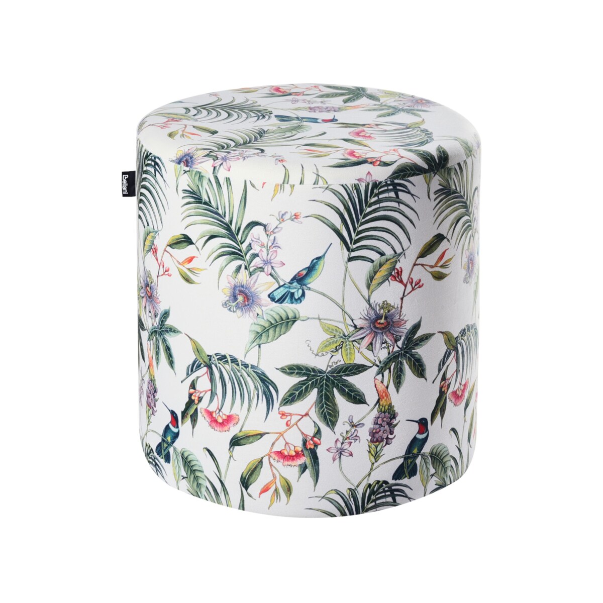 Puf LOVETT Kolorowy Welur 47 cm 47 cm