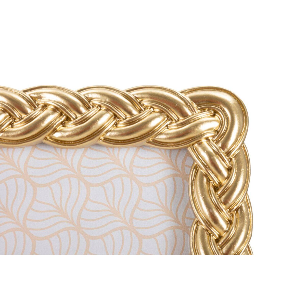 Złota ramka ze sztukaterią, 19 x 24,5 cm